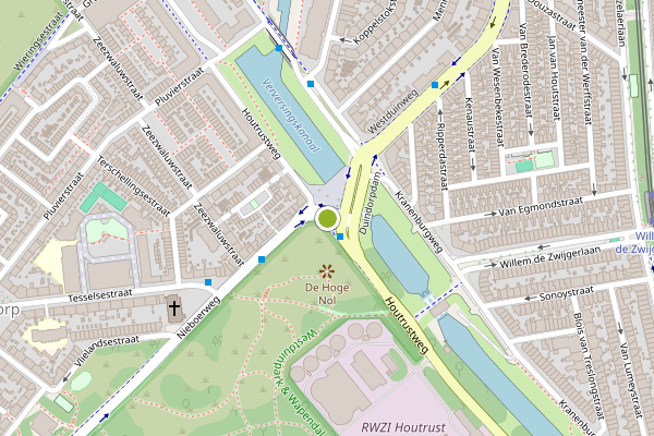 Ambulance-melding op Nieboerweg 's-Gravenhage, Den Haag op 6 juni, kaart-overzicht