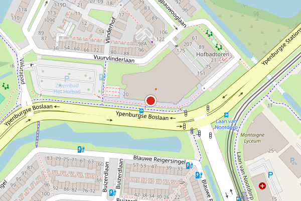 Brandweer-melding op Ypenburgse Boslaan, Den Haag op 6 juni, kaart-overzicht