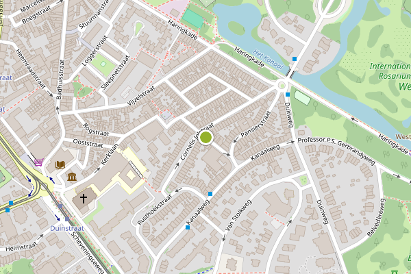 Ambulance-melding op Symonszstraat, Den Haag op 6 juni, kaart-overzicht