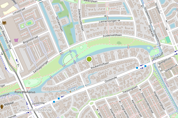 Ambulance-melding op Keukenhoflaan, Den Haag op 6 juni, kaart-overzicht