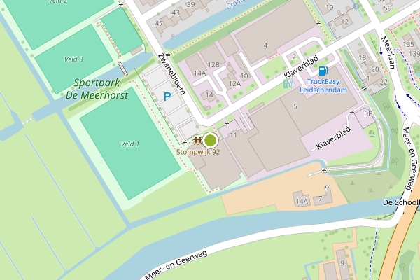 Ambulance-melding op Sporthal, Leidschendam op 6 juni, kaart-overzicht