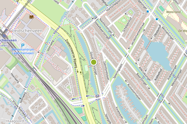 Ambulance-melding op Goudkarpersingel, Den Haag op 6 juni, kaart-overzicht