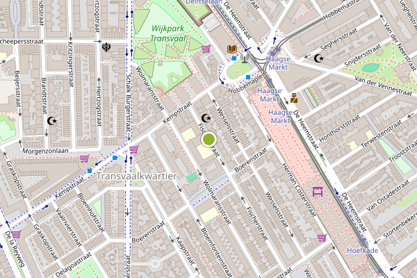 Ambulance-melding op Fischerstraat, Den Haag op 6 juni, kaart-overzicht