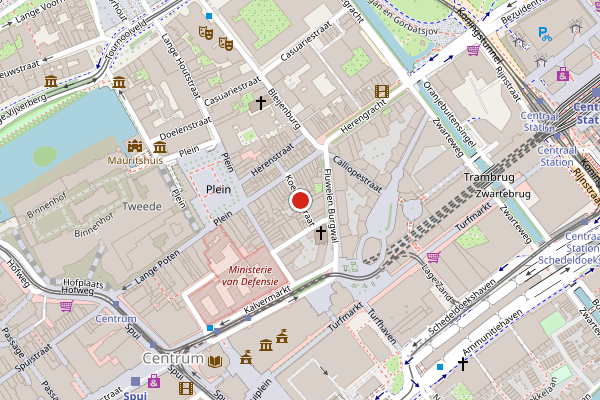 Brandweer-melding op Koediefstraat, Den Haag op 6 juni, kaart-overzicht