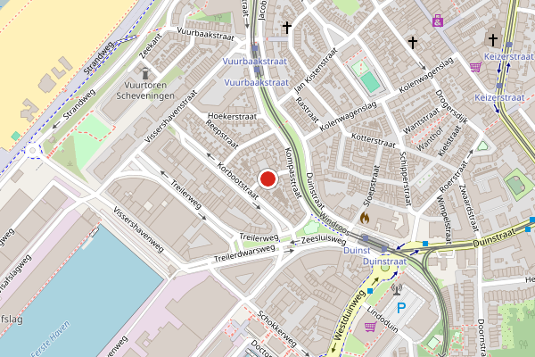 Brandweer-melding op Windasstraat, Den Haag op 6 juni, kaart-overzicht