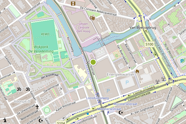 Ambulance-melding op Tripstraat, Den Haag op 7 juni, kaart-overzicht