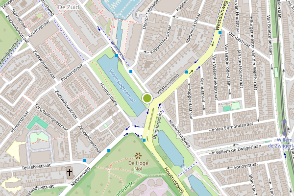 Ambulance-melding op Kranenburgweg, Den Haag op 7 juni, kaart-overzicht