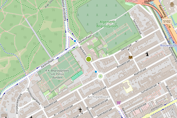 Ambulance-melding op Bankastraat, Den Haag op 7 juni, kaart-overzicht