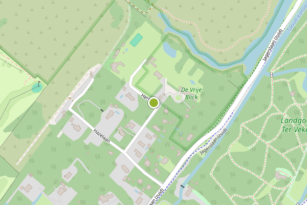 Ambulance-melding op Hertelaan, Wassenaar op 7 juni, kaart-overzicht
