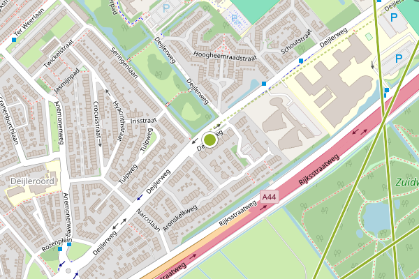 Ambulance-melding op Deijlerweg, Wassenaar op 6 juni, kaart-overzicht