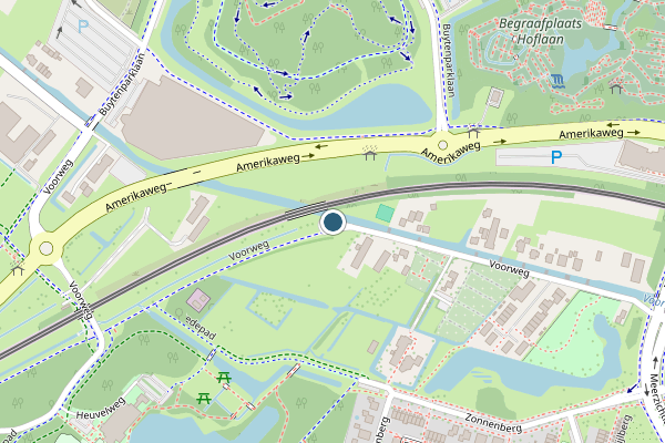 Politie-melding op Voorweg, Zoetermeer op 7 juni, kaart-overzicht