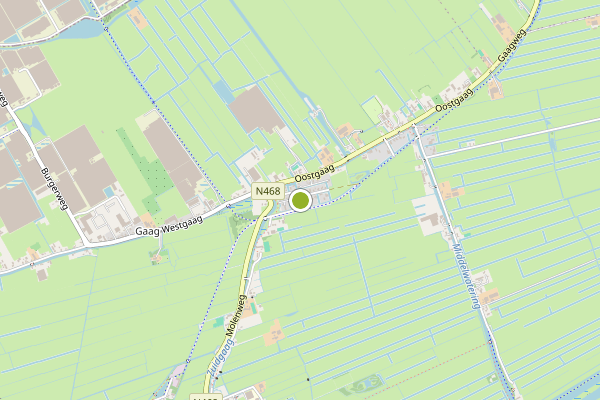 Ambulance-melding op Maaslandse Dam, Maasland op 7 juni, kaart-overzicht