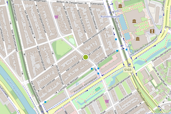 Ambulance-melding op Aert van der Goesstraat, Den Haag op 8 juni, kaart-overzicht