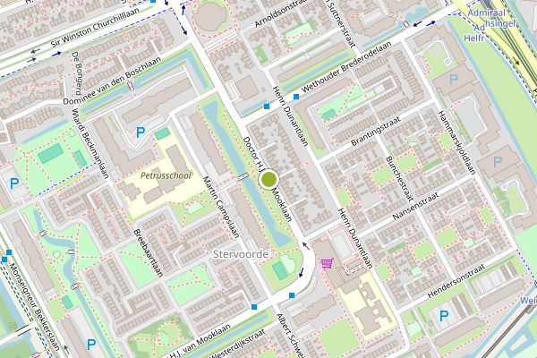 Ambulance-melding op Dr H.J. van Mooklaan, Rijswijk op 8 juni, kaart-overzicht