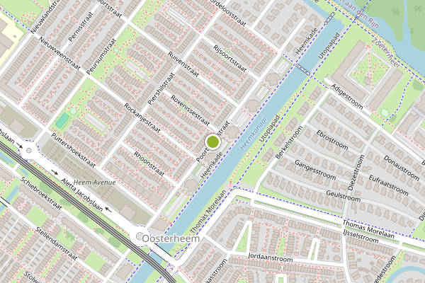 Ambulance-melding op Poortugaalstraat, Zoetermeer op 8 juni, kaart-overzicht