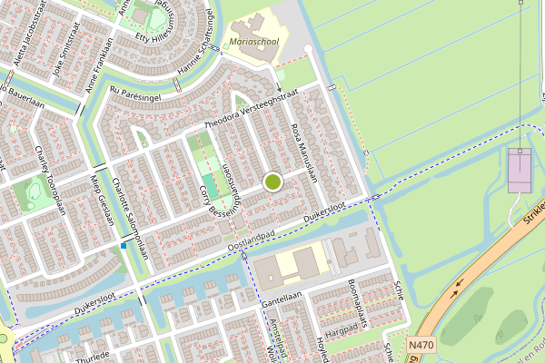 Ambulance-melding op Truus Wijsmullerstraat, Pijnacker op 7 juni, kaart-overzicht
