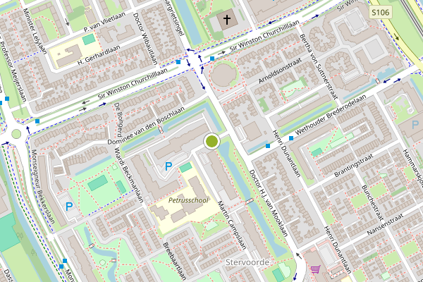 Ambulance-melding op Titus Brandsmastraat, Rijswijk op 8 juni, kaart-overzicht