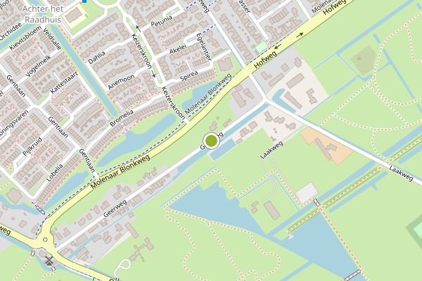 Ambulance-melding op Geerweg, Nootdorp op 8 juni, kaart-overzicht