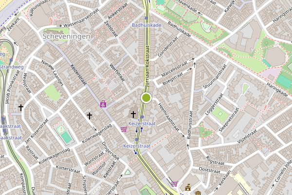 Ambulance-melding op Heemraadstraat, Den Haag op 12 oktober, kaart-overzicht