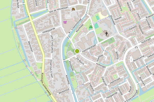 Ambulance-melding op Hofsingel, Maasland op 9 juni, kaart-overzicht