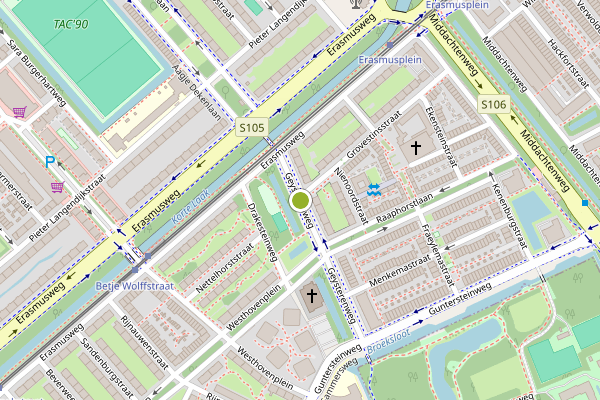 Ambulance-melding op Geysterenweg, Den Haag op 9 juni, kaart-overzicht