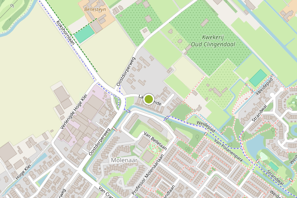 Ambulance-melding op LagerweIde, Wassenaar op 9 juni, kaart-overzicht