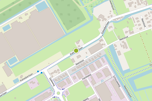 Ambulance-melding op Katwijkerlaan, Pijnacker op 9 juni, kaart-overzicht