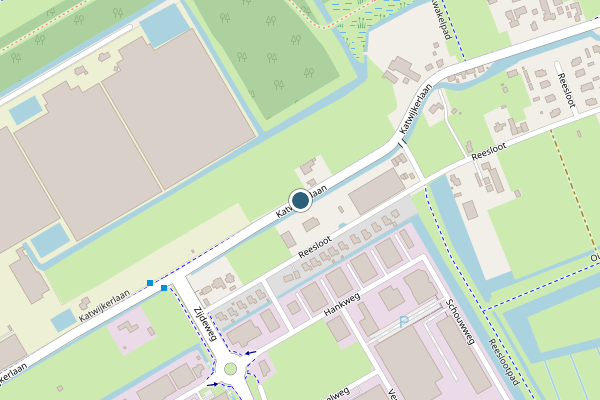 Politie-melding op Katwijkerlaan, Pijnacker op 9 juni, kaart-overzicht