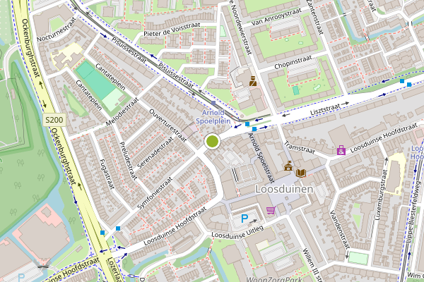 Ambulance-melding op Symfoniestraat, Den Haag op 10 juni, kaart-overzicht