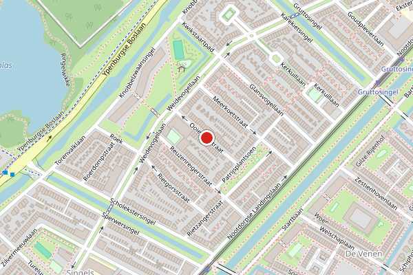 Brandweer-melding op Ooievaarstraat, Den Haag op 10 juni, kaart-overzicht