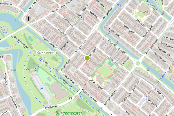 Ambulance-melding op Saturnusgeel, Zoetermeer op 10 juni, kaart-overzicht