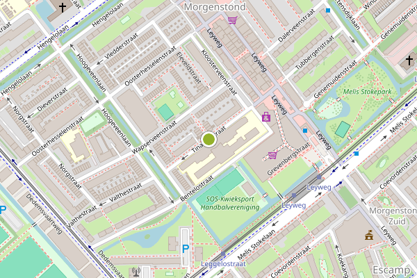 Ambulance-melding op Tinaarlostraat, Den Haag op 10 juni, kaart-overzicht
