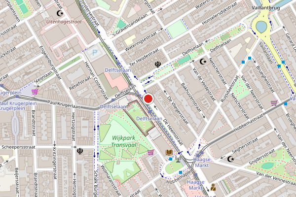 Brandweer-melding op De Heemstraat, Den Haag op 10 juni, kaart-overzicht