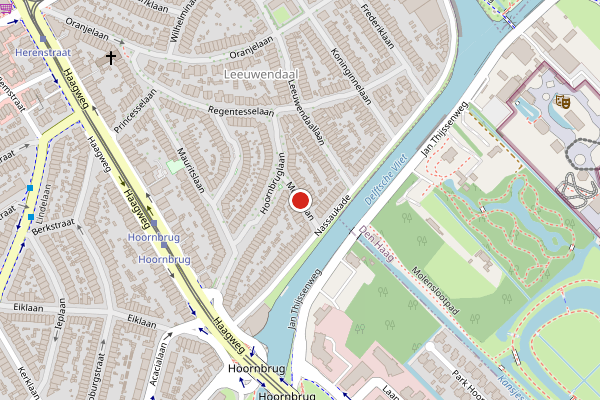 Brandweer-melding op Molenlaan, Rijswijk op 10 juni, kaart-overzicht