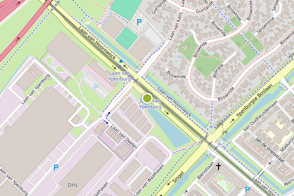 Ambulance-melding op Laan van Ypenburg, Den Haag op 11 juni, kaart-overzicht