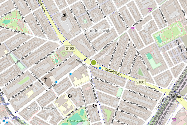 Ambulance-melding op Vaillantlaan, Den Haag op 11 juni, kaart-overzicht