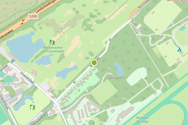 Ambulance-melding op Buurtweg, Wassenaar op 11 juni, kaart-overzicht