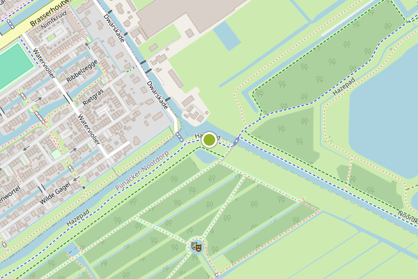 Ambulance-melding op Hazepad, Delfgauw op 11 juni, kaart-overzicht