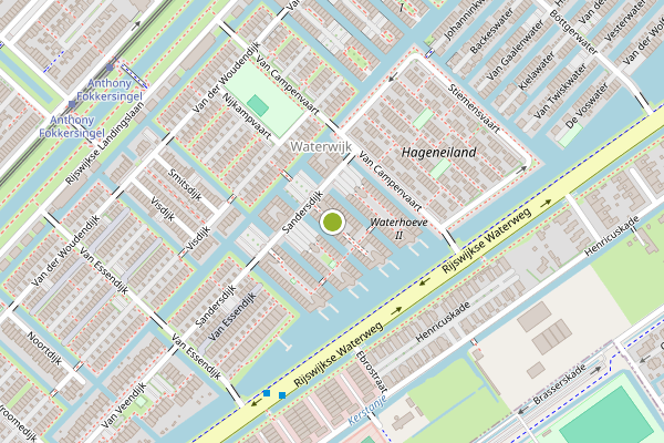 Ambulance-melding op Mieogvaart, Den Haag op 11 juni, kaart-overzicht