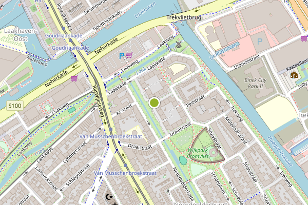 Ambulance-melding op Noordpolderkade, Den Haag op 11 juni, kaart-overzicht