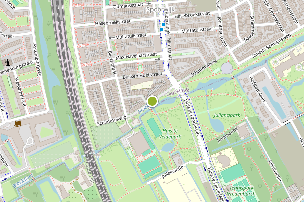 Ambulance-melding op Schimmelweg, Den Haag op 11 juni, kaart-overzicht