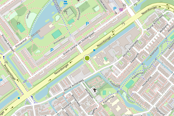Ambulance-melding op Prinses Carolinalaan, Leidschendam op 11 juni, kaart-overzicht