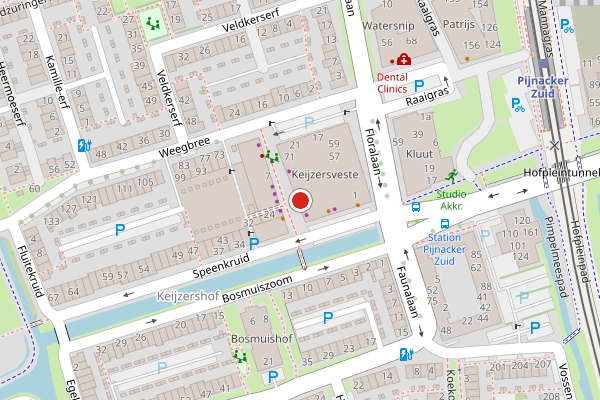 Brandweer-melding op Hoefbladplein, Pijnacker op 11 juni, kaart-overzicht