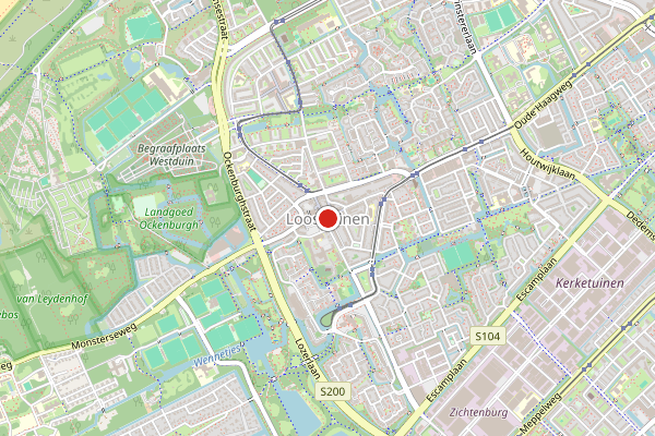 Brandweer-melding op Loosduinen op 12 juni, kaart-overzicht