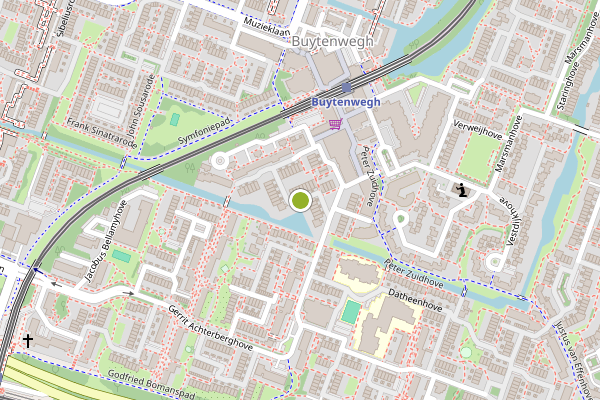 Ambulance-melding op Jan Camperthove, Zoetermeer op 12 juni, kaart-overzicht