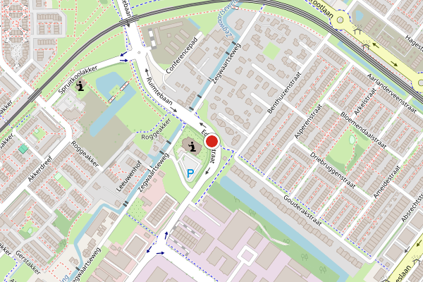 Brandweer-melding op Edisonstraat, Zoetermeer op 12 juni, kaart-overzicht