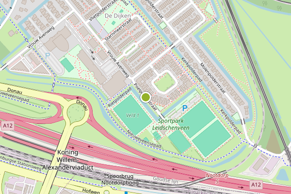 Ambulance-melding op Poelpolderstraat, Den Haag op 12 juni, kaart-overzicht