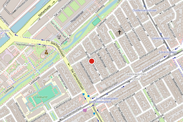 Brandweer-melding op Burgersdijkstraat, Den Haag op 12 juni, kaart-overzicht