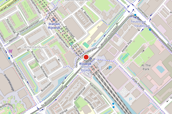 Brandweer-melding op Generaal Eisenhowerplein, Rijswijk op 12 juni, kaart-overzicht