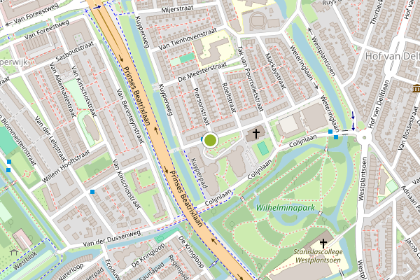 Ambulance-melding op Cort van der Lindenstraat, Delft op 12 juni, kaart-overzicht